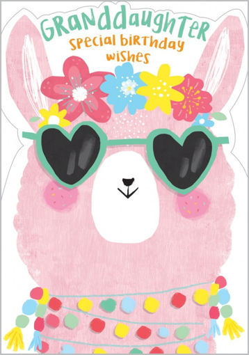 Picture of GRANDDAUGHTER BIRTHDAY WISHES CARD
